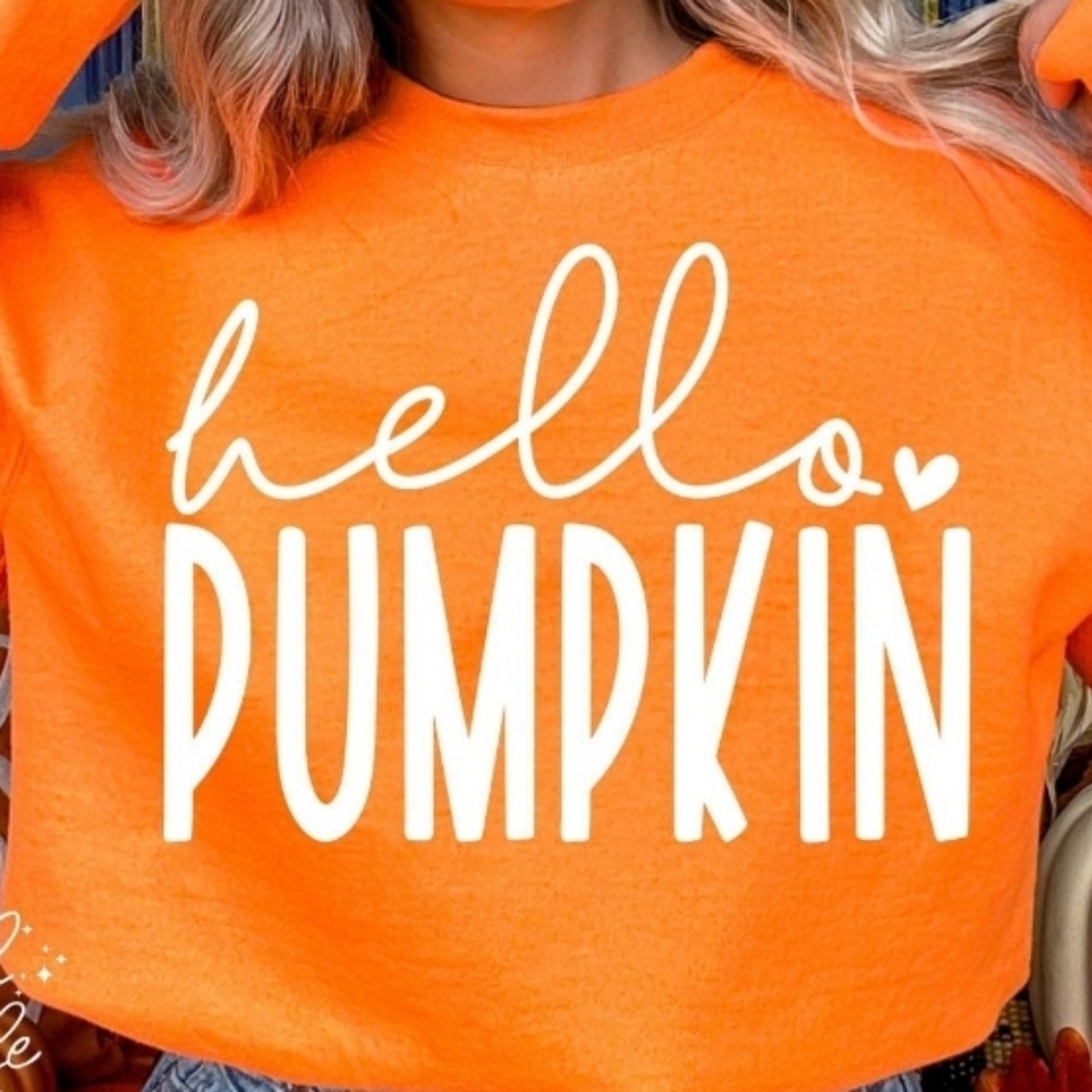 Hello Pumpkin Handmade Tee